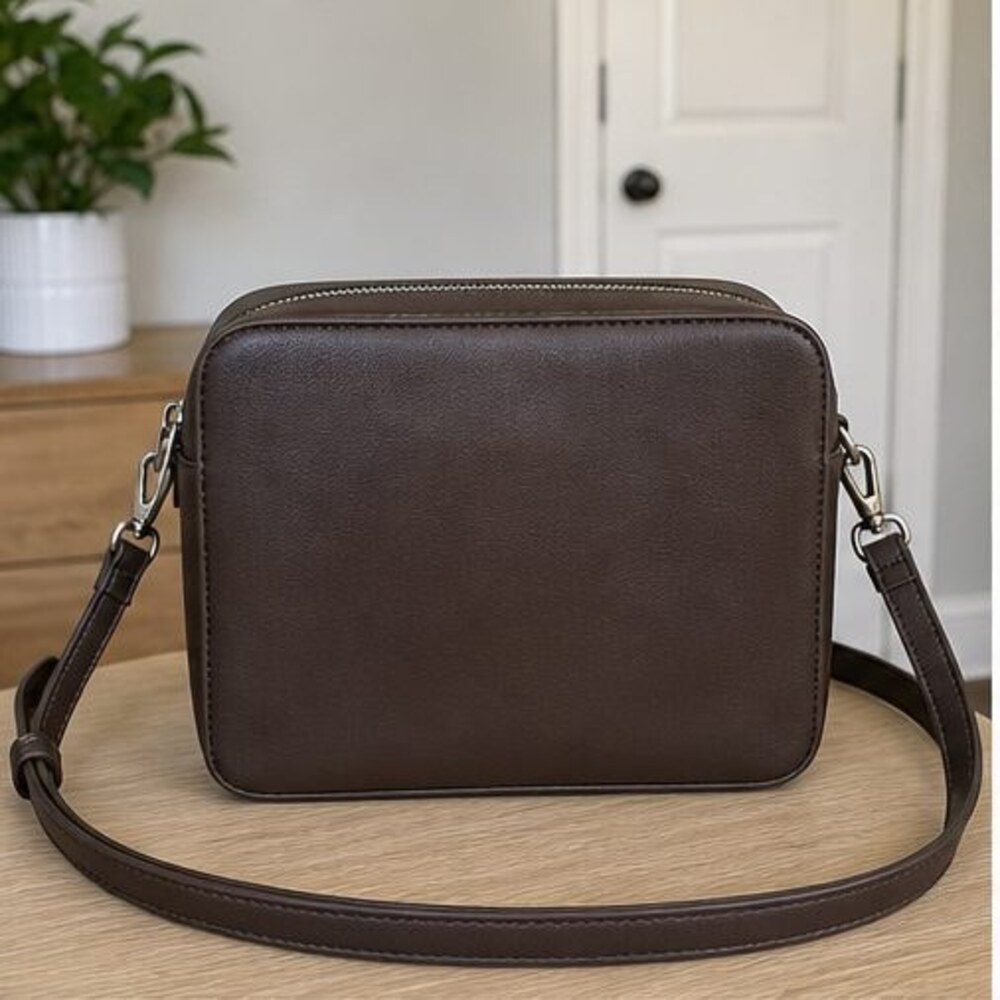 Merlot Saffiano Crossbody Bag